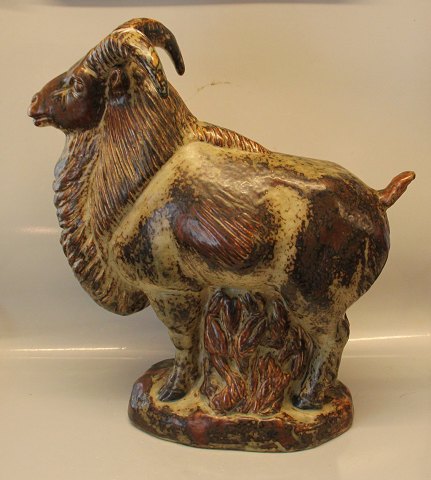 Kongelig Dansk Stentøj (Ovis musimon) vildfår 21010 Kgl. Muflon 44 x 40 cm December 1949 Karl Larsen 15 #