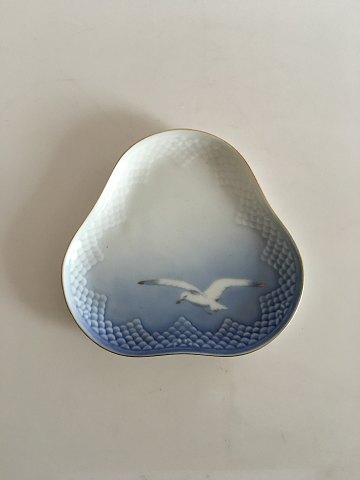 Bing and Grondahl Seagull with Gold Plate de Mange Tray No. 361/52D