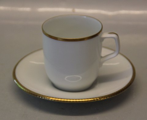 B&G Golden Sun Sigvard Bernadotte 102 Cup 7 x 6.7 cm  and saucer 14 cm 1.25 dl (305)