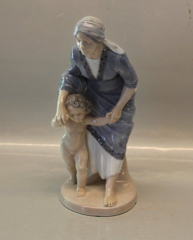 Kongelig Dansk 1404 Kgl. Mor i blåt og barn Chr. Thomsen 1912 28 cm