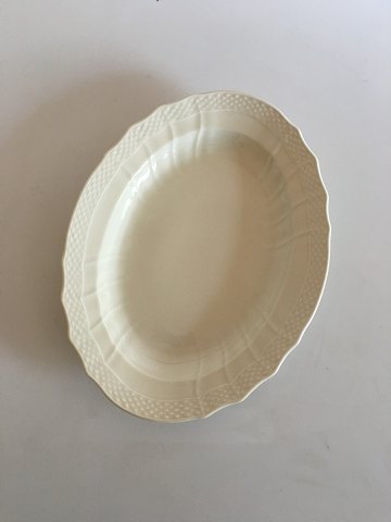 Royal Copenhagen Josephine Creme Curved Oval Platter No. 1555