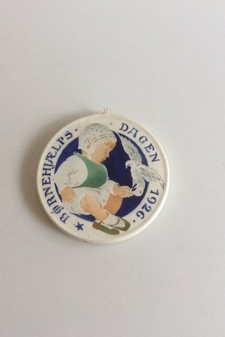 Aluminia Børnehjælps Platte 1926
