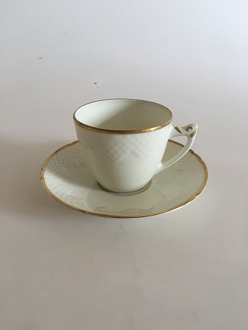 Bing og Grøndahl Aakjær Kaffekop og Underkop No. 102