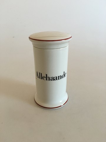 Bing and Grondahl Spice Jar - Allehaande /All Spice No. 497 from the Apothecary Collection