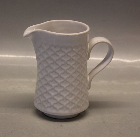 Palet Hvid 303 Flødekande 10 cm 1,5 dl Bing & Grøndahl  HvidCordial Quistgaard for B&G / Nissen Kronjyden Stoneware