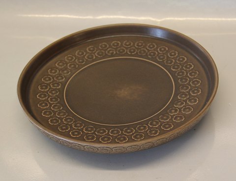 Umbra Brown Azur Nissen Kronjyden B&G Quistgaard  Stoneware 427 Bowl on foot 4.5 x 19.5 cm