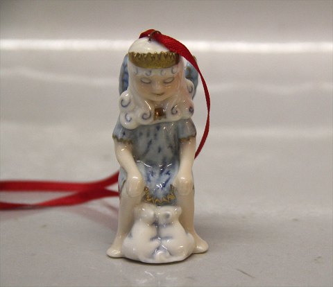 B&G figur B&G 2003 Jul i Alfeslottet 773 Snealf med mus, Kirsten Seeberg   (1203773) ornament