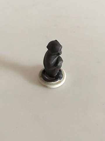 Royal Copenhagen Stoneware Jeanne Grut Monkey Baby figurine.Measures 3,5cm / 1 4/10"". Perfect condition.