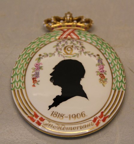 Royal Copenhagen RC-S 1 King Christian IX (1818-1906) Reigned 1863-1906 12.5 cm Design Arnold Krog 1906