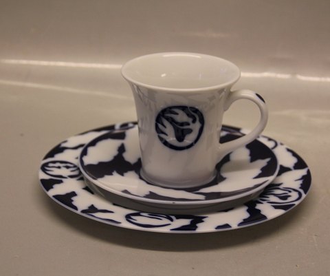 Lin Utzon Rosendahl Hans Christian Andersen Stel Kaffekop, stor  ca  9 x 9 cm og underkop 16 cm