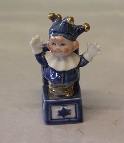 Royal Copenhagen figurine 0142 RC Clown in a box 7.5 cm (1249142) Mini-collection Toys Sven Vestergaard 