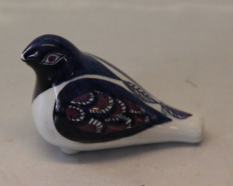 Aluminia kunstfajance 212-2989 Fajance fuglefløjte 8 x 5 cm Tenera Model Nils Thorsson 1961
