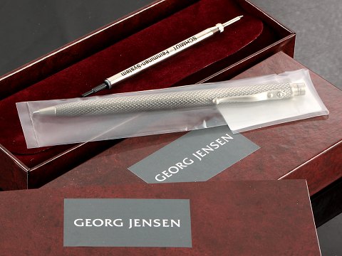 Georg Jensen Pencil in Sterling Silver with Oxidiced pattern. Designed by Torsten Thorup