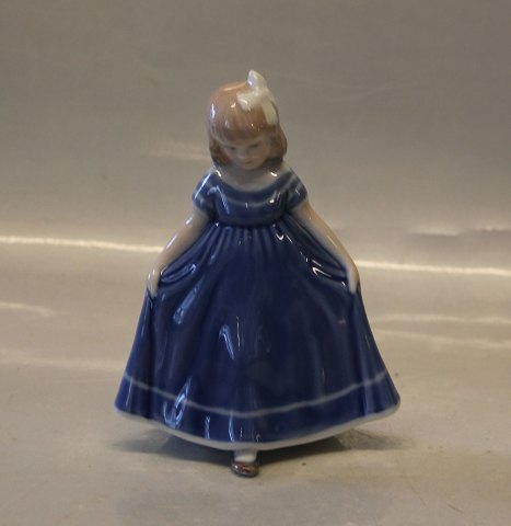 Kongelig Dansk 0084 Kgl. Mini Ballerina, blå 14 cm (5021084) Miniature Version af (2444)