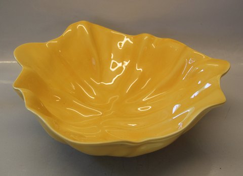 Natura Yellow Ole Kortzau Faience Bowl 13 x 33 cm