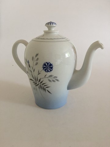 Bing & Grøndahl Demeter / Blå Kornblomst Kaffekande No 91A