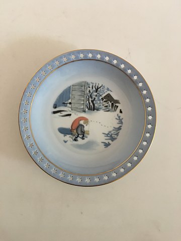 Bing & Grøndahl Harald Wiberg Julestel Kagetallerken No. 3505/616