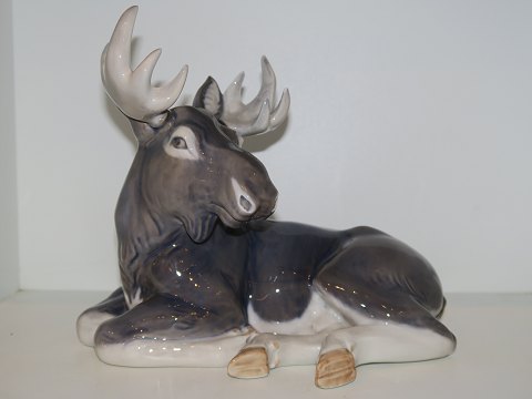 Stor Royal Copenhagen figurElg