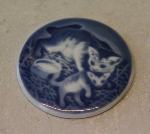 Bing & Grøndahl B&G 1971 Morsdags broche 4 cm