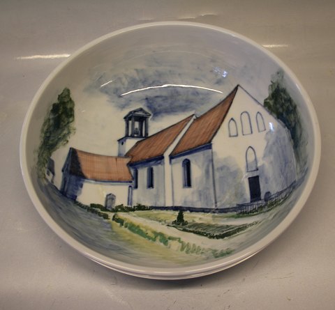 Royal Copenhagen Unique Bowl  Lars Swane Tranderup Church, Aeroe LS E. III 9.5 x 27.5 cm