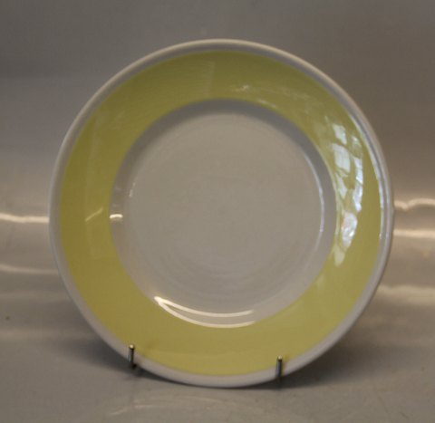 Hotelin, Yellow Aluminia Copenhagen Faience Hotel Dinnerware 3005-4 Luncheon plate 22.5 cm