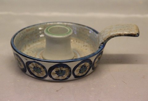 Royal Copenhagen Aluminia Faience 589-3367 Candlestick with handle 15 cm, 1964 MJ (Marianne Johnson, Nairn)