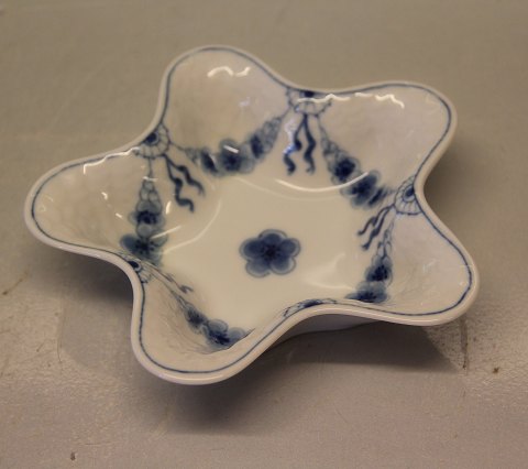 B&G Blå Empire porcelæn 042 a Stjerneformet skål 14 cm (342)