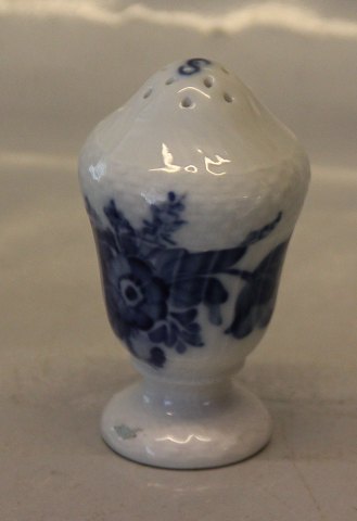 1876-10 Salt 6.8 cm Danish Porcelain Blue Flower curved Tableware 