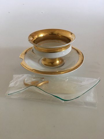 Royal Copenhagen Empire Cup and saucer from 1820-1850.