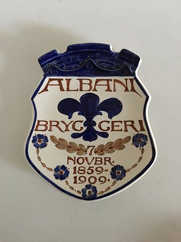 Aluminia Fajance Albani Bryggeri 7 Novbr. 1859-1909 Platte