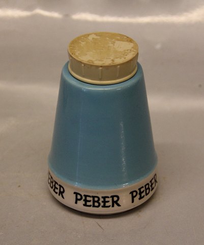 "Peber" 9.5 cm, SORT Krydderikrukker og køkkenkrukker fra Kronjyden Randers  Kronjyden