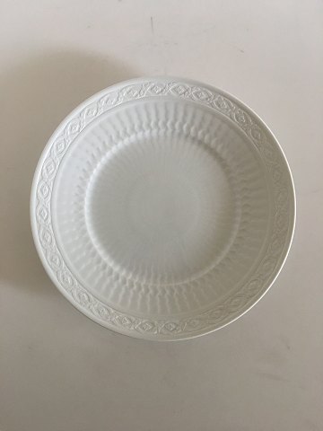 Royal Copenhagen Hvid Vifte Spisetallerken No. 11519