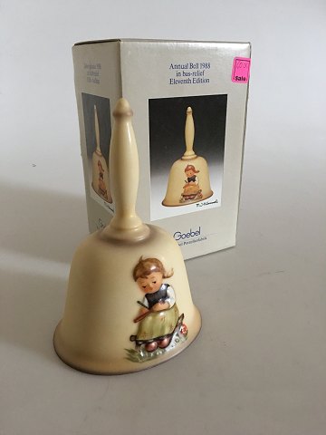 Hummel Annual Bell 1988 in bas-relief. Eleventh Edition 1978-1992. Goebel Porcelain Germany