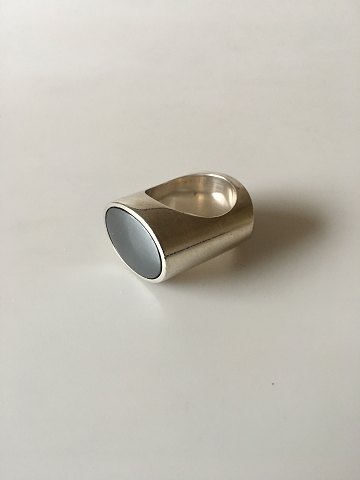Georg Jensen Sterling Sølv Ring No. A 110A (Hæmatit)
