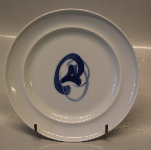 B&G porcelæn Blå Koppel 028 a Kagetallerkener 16 cm (306)