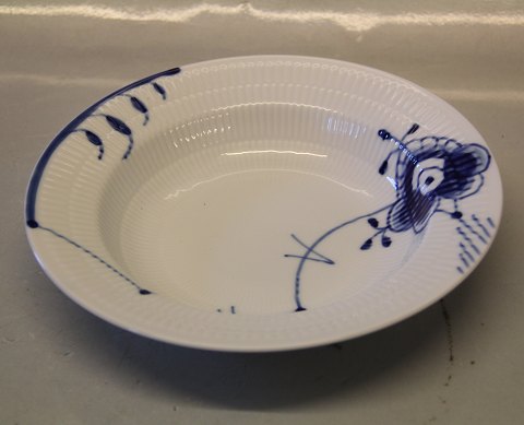 Kongelig Dansk Mega Musselmalet  604-1 Dyb tallerken 21.5 cm (1017369) Blå Mega Riflet