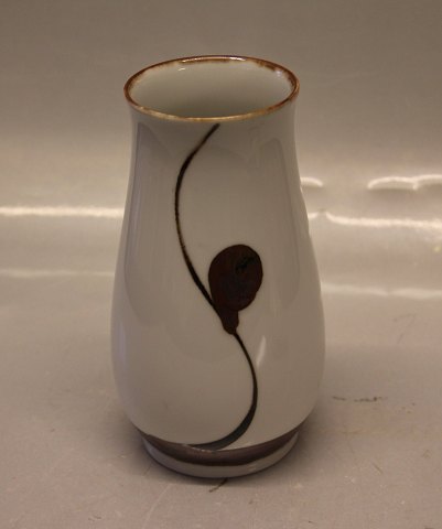 B&G Porcelain B&G 159-5210 Vase with modern brown decoration 17.5 cm