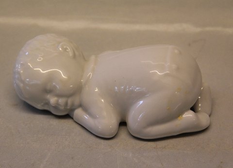 Kongelig Dansk 0030 Kgl. Sovende Baby hvid 4 x 13 cm Allan Therkelsen (1249030) 