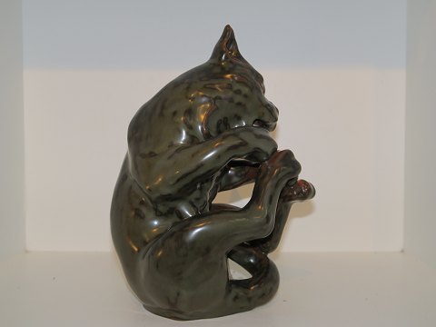 Bing & Grondahl art pottery figurineCat by Gauguin