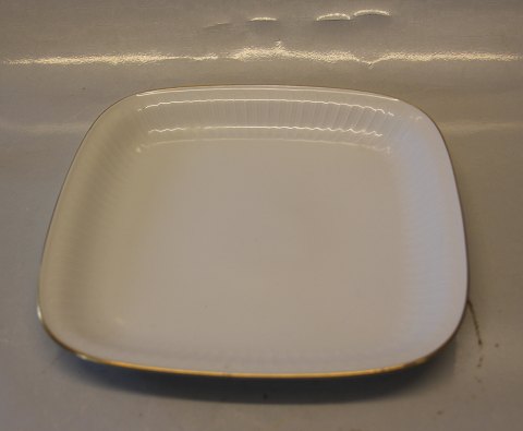 Opus B&G Porcelain White Ballerina with gold 304 Cake dish 24 cm (101)