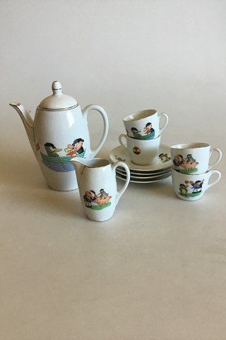 Schwarzenhammer Bavaria porcelain Storm P´s figurines Peter & Ping Child Coffee Service