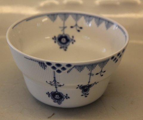Kongelig Dansk Porcelæn Blå Elements Musselmalet 577-1 Skål ca 8 x 13,7 cm  65 cl (1017055)  blå Elements