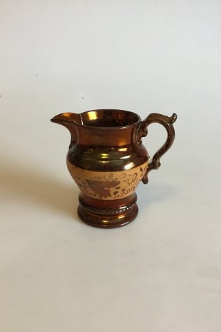 Engelsk kobber lustre Kande. Keramik