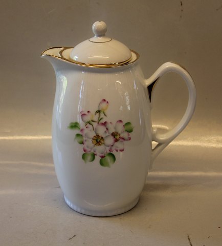 B&G Princess Margrethe apple flower porcelain 081 Large chocolate pitcher 1.25 l (444) ca 25 cm