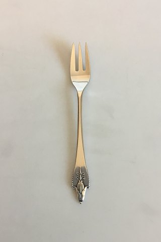 Georg Jensen Akkeleje Sterling Sølv Kagegaffel No 043