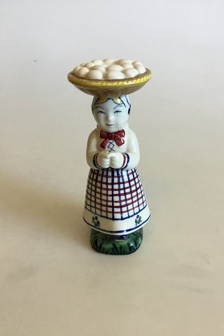 Aluminia Børnehjælpsfigur - Konen med Æggene fra 1947