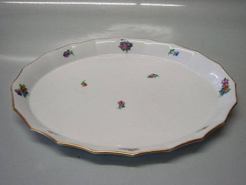 Royal Copenhagen Henriette Light # 482 Angular 8578-482 Tray, oval, 29 cm, chip at underside	