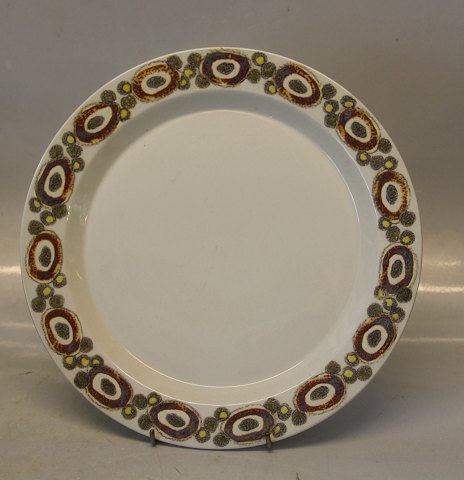 Nucella Aluminia Royal Copenhagen faience Ellen Malmer 3462 Dinner plate 24 cm, brown