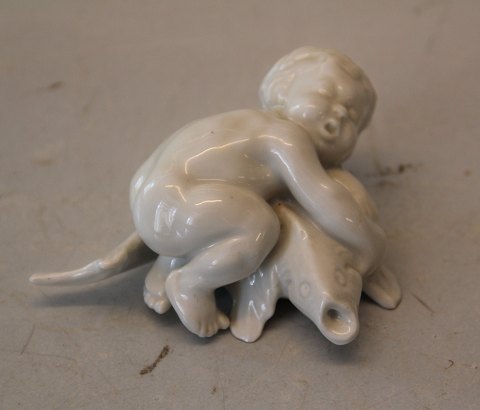 B&G Porcelain B&G 4035 Merboy on fish looking up 4.5 cm Birth of Venus