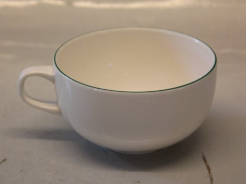 Årstiderne GRØN  4 ALL Seasons Royal Copenhagen 3099 Morgenkop 40 cl. 6 x  ca 11.5 cm og underkop 17 cm 084 (3081)